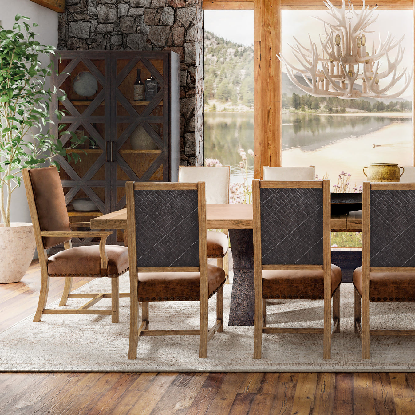 Hooker Furniture Full Dining Table and Chairs Sets 