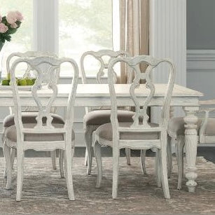 White dining table