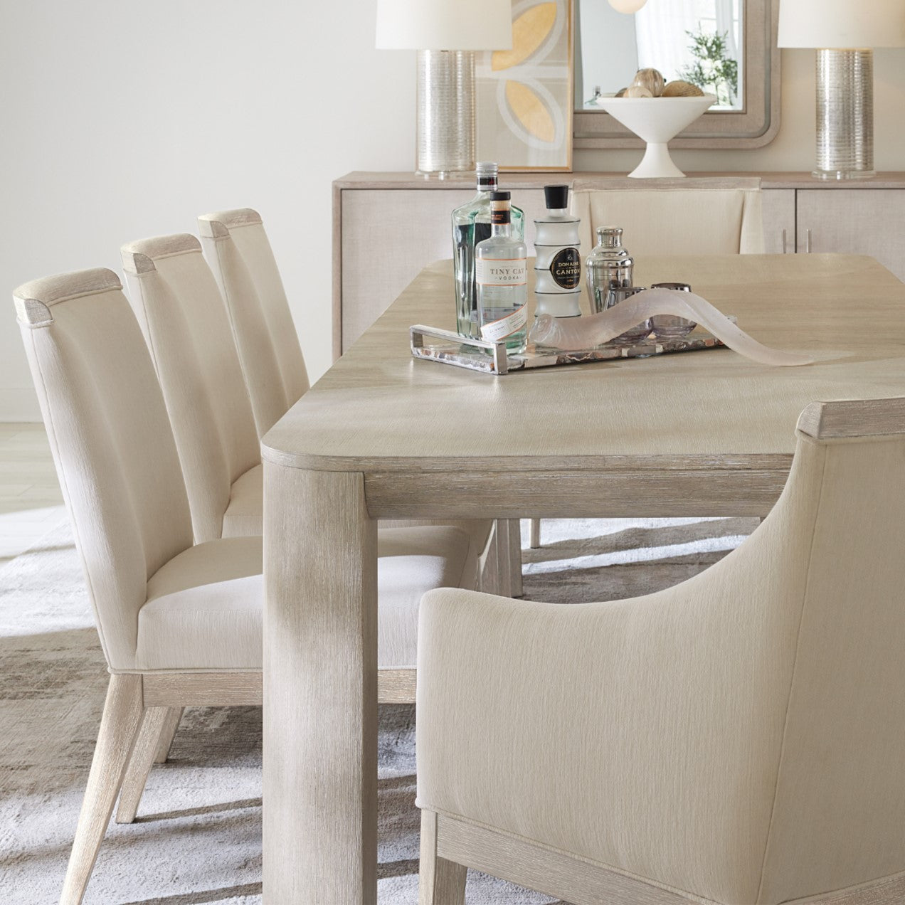 Hooker Furniture Modern Mood Collection dining table and dining chairs
