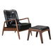 Zuo Modern Bully Lounge Chair & Ottoman