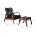 Zuo Modern Bully Lounge Chair & Ottoman