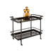 Sunpan Ikon Livingston Black Bar Cart 