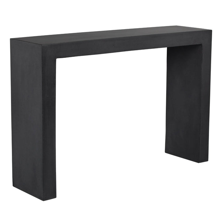 Sunpan Axle Indoor and Outdoor Concrete Console Table