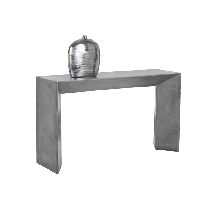 Sunpan Nomad Indoor and Outdoor Concrete Console Table