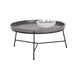 Sunpan Remy Round Concrete Tray Top Coffee Table