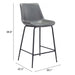 Zuo Byron Counter Stool