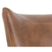 Sunpan Luther Tabacco Tan Faux Leather Lounge Chair 