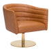 Zuo Modern Justin Swivel Accent Chair