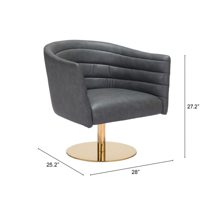 Zuo Modern Justin Swivel Accent Chair