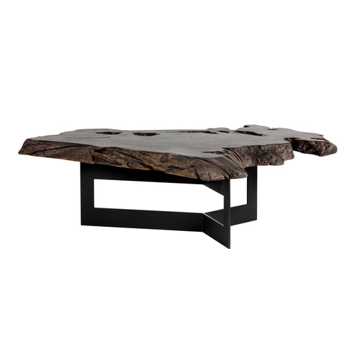 Sunpan Wyatt Sustainable Unique Shape Wood Coffee Table