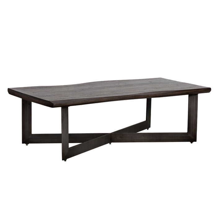 Sunpan Marley Solid Smoked Acacia Wood Coffee Table