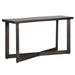 Sunpan Marley Solid Smoked Acacia Wood Top Console Table 