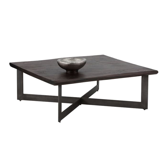 Sunpan Marley Solid Smoked Acacia Wood Coffee Table