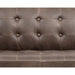 Sunpan Donnie Faux Leather Sofa