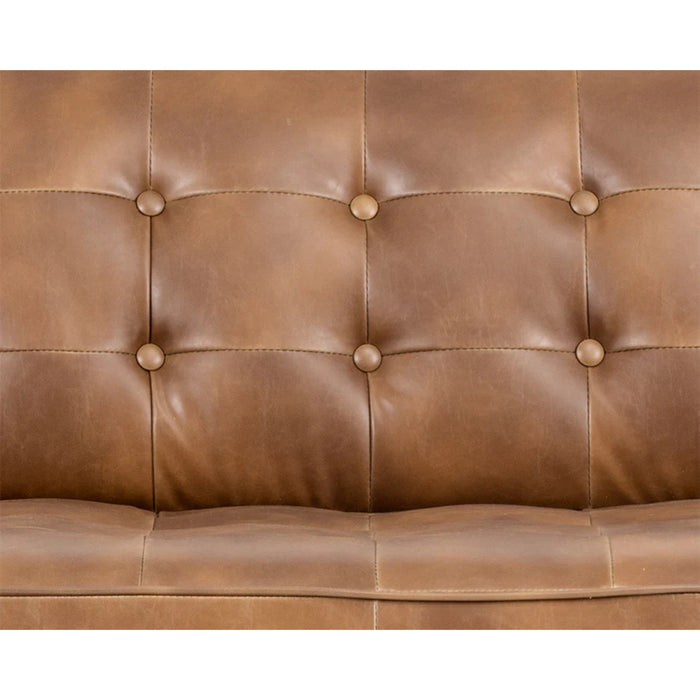 Sunpan Donnie Faux Leather Sofa