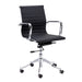 Sunpan Tyler Faux Leather Adjustable Swivel Office Chair