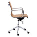 Sunpan Tyler Faux Leather Adjustable Swivel Office Chair