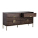 Sunpan Jade Acacia Wood Veneer Drawers Dresser