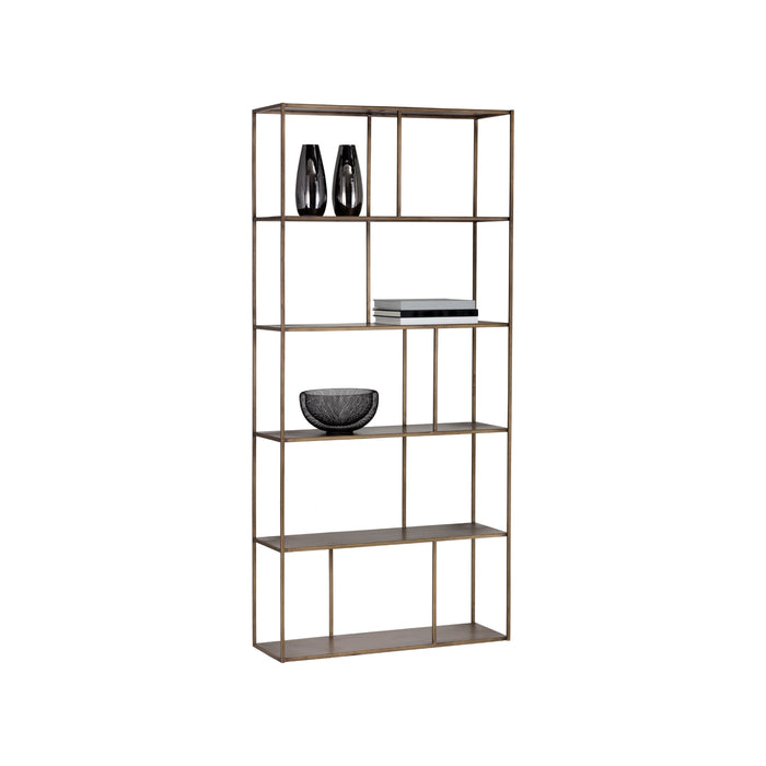 Sunpan Eiffel High Iron Shelves Bookcase