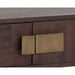 Sunpan Jade Acacia Wood Veneer Top Drawers Console Table 