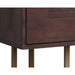 Sunpan Jade Acacia Wood Veneer Top Drawers Console Table 