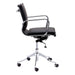 Sunpan Morgan Faux Leather Swivel Office Chair