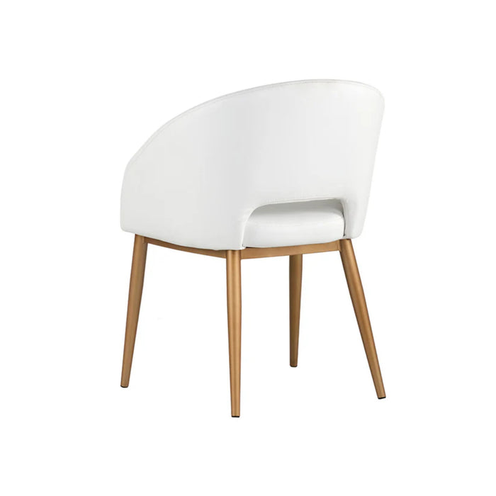 Sunpan Thatcher Dining Armchair - Champagne Gold