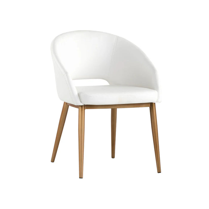 Sunpan Thatcher Dining Armchair - Champagne Gold