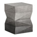 Sunpan Niran Square Grey and Black Ombre Concrete End Table 