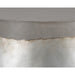 Sunpan Aries Round Drum Concrete Grey Ombre Coffee Table