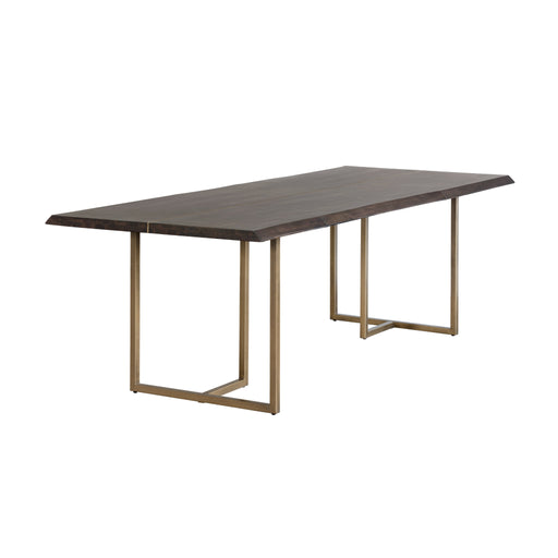 Sunpan Donnelly Rectangular Dark Wood Dining Table