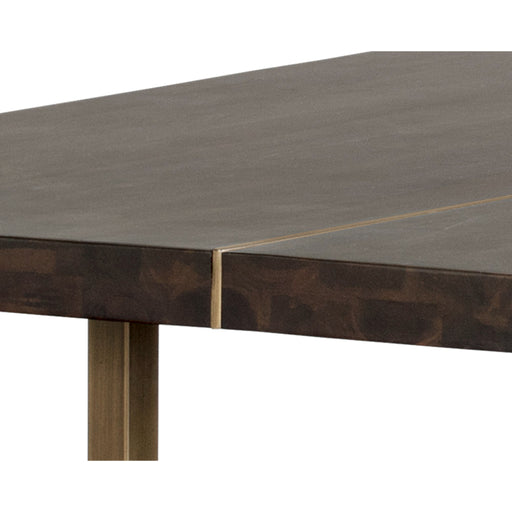 Sunpan Donnelly Rectangular Dark Wood Dining Table