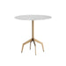 Sunpan Richart White Round Bistro Table