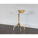 Sunpan Richart White Round Bistro Table