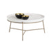 Sunpan Remy Round Concrete Tray Top Coffee Table