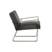 Sunpan Kristoffer Grey Fabric Modern Lounge Chair