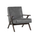 Sunpan Peyton Bonded Leather Modern Lounge Chair