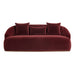 Sunpan MIXT Astrid Red Sofa 