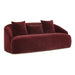 Sunpan MIXT Astrid Red Sofa 