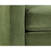 Sunpan Yosi Green Fabric Modern Armchair