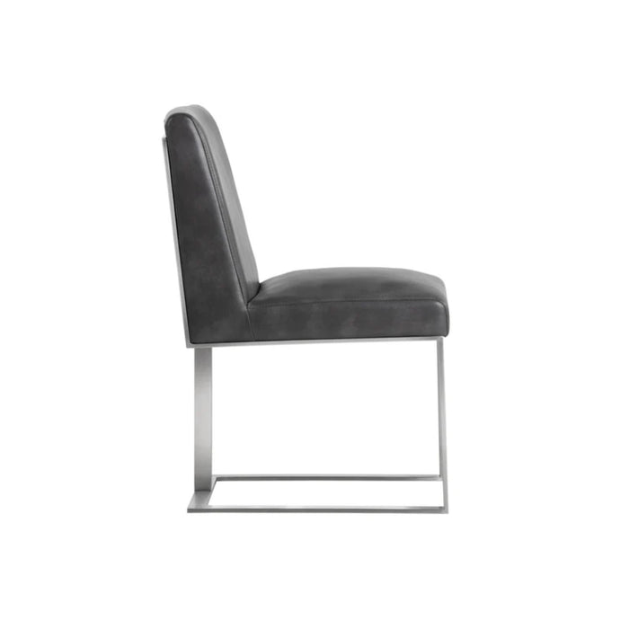 Sunpan Dean Dining Chair - Stainless Steel