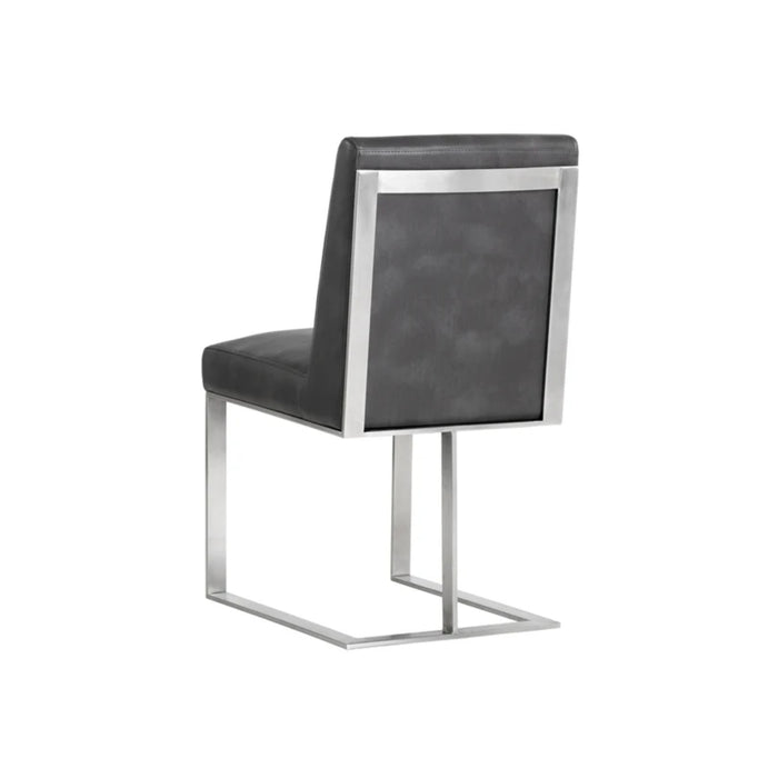 Sunpan Dean Dining Chair - Stainless Steel