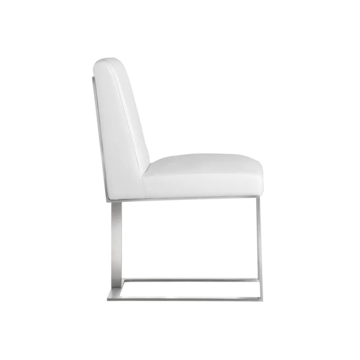 Sunpan Dean Dining Chair - Stainless Steel