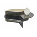 Sunpan Alessia Round Marble Glass Top Modern Coffee Table 