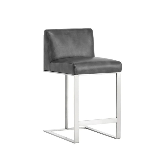 Sunpan Dean Stainless Steel Counter Stool