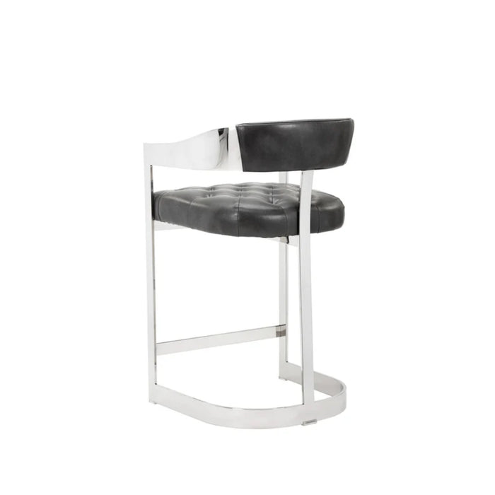 Sunpan Beaumont Stainless Steel Counter Stool