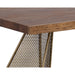 Sunpan Mickey Brown Solid Acacia Wood Desk 