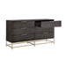 Sunpan Rebel Solid Oak Wood Wide Dresser