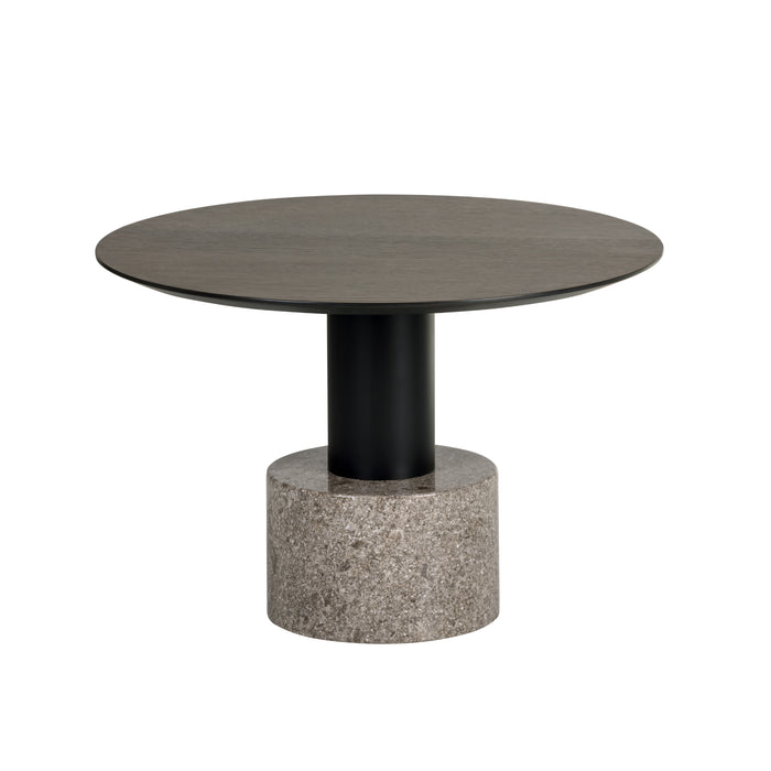 Sunpan Monaco Sustainable Round Wood Top Coffee Table