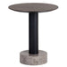 Sunpan Monaco Round Grey Marble Base End Table